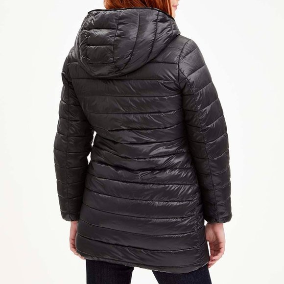 NWT  REVERSIBLE Jessica Simpson Hooded Puffer Coat - M - Picture 3 of 3